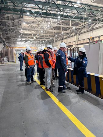 экскурсия на площадку АО "Северсталь канаты" 21 октября в рамках проведения Единого дня открытых дверей